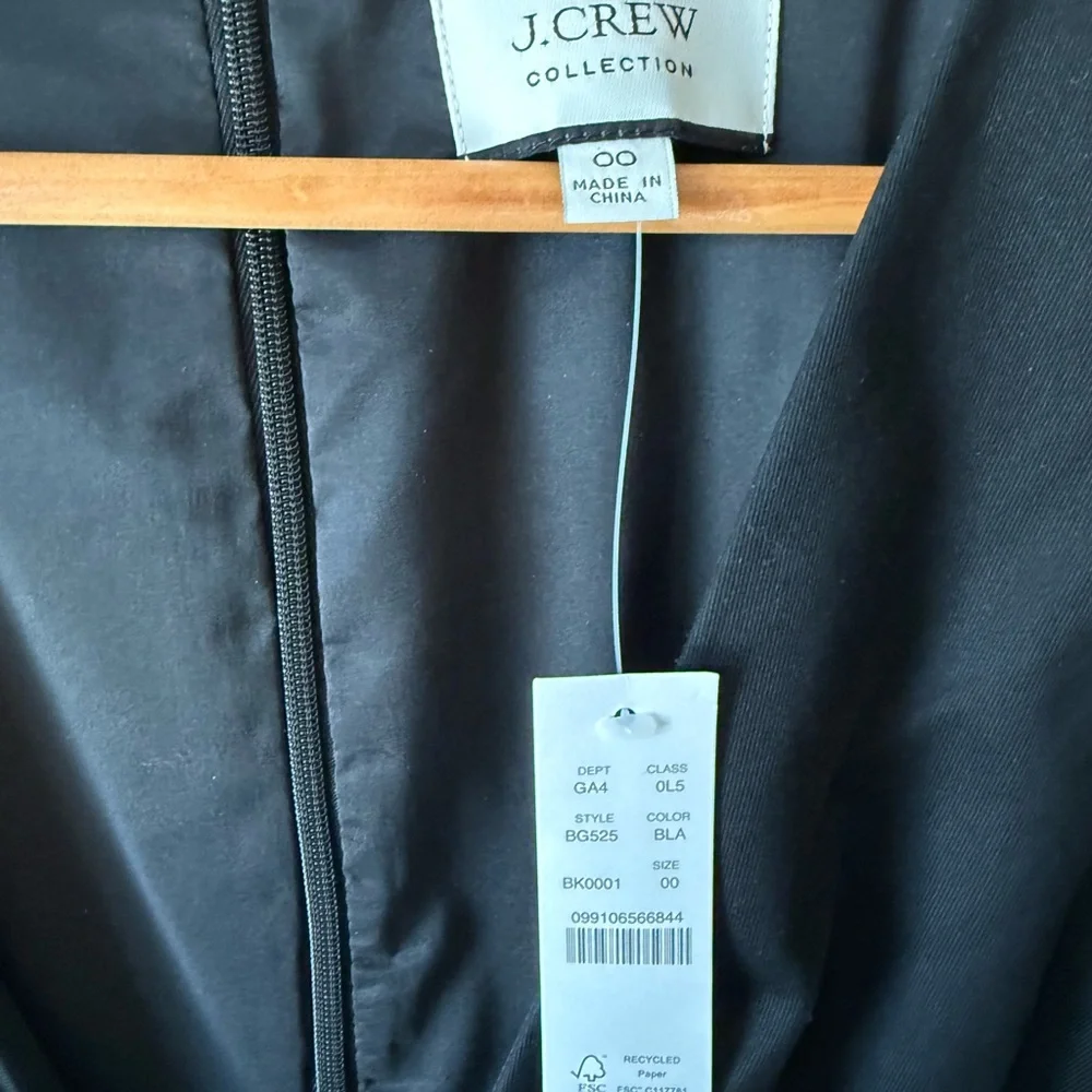 J. Crew Collection Key Hole Puff Sleeve Dress NWT - Picture 4 of 4
